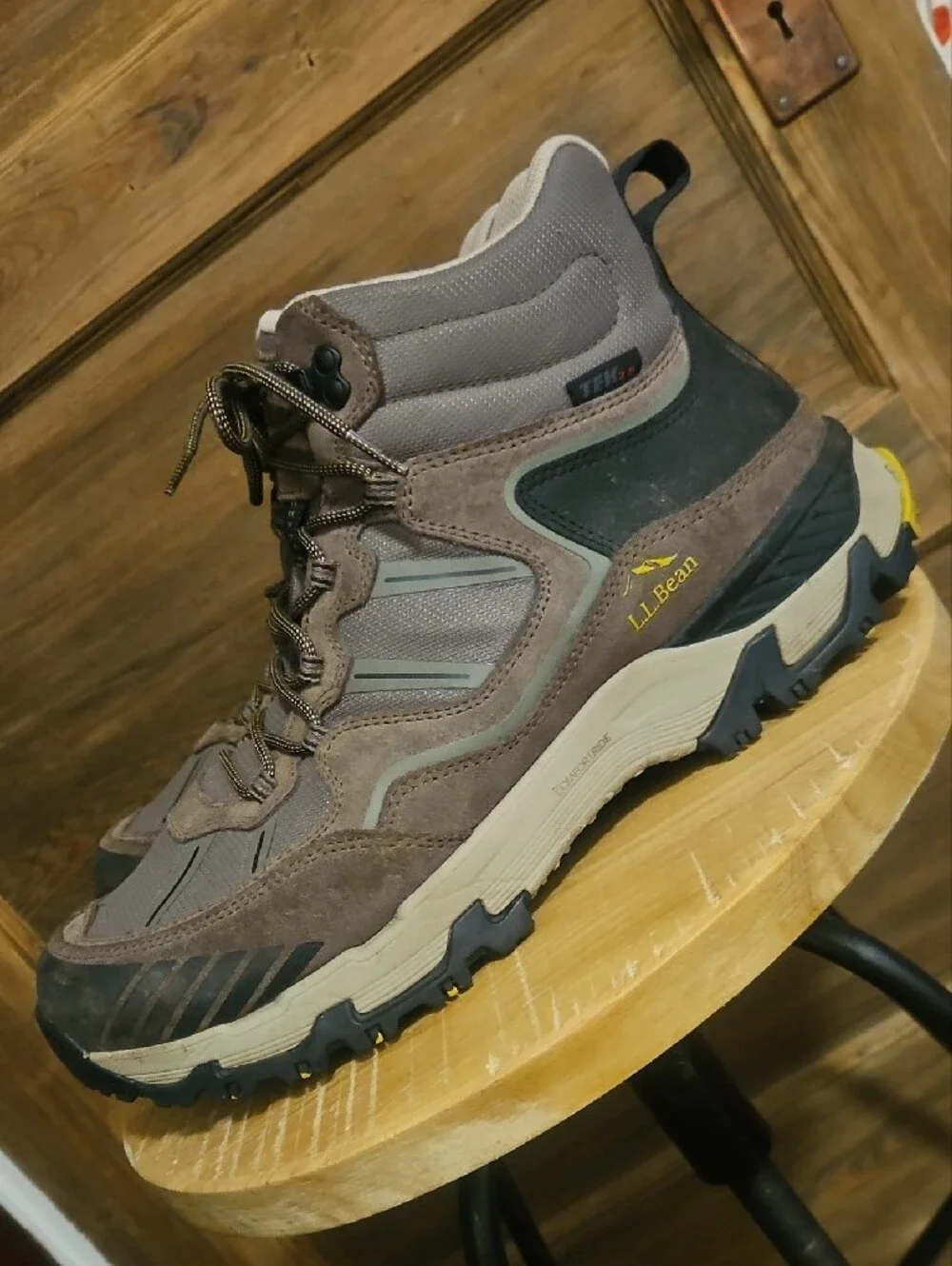 Men's LL Bean Brown Trail Hiking Boots - Size 13